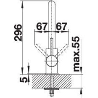 Кухонний змішувач Blanco MILA-S (519810) хром