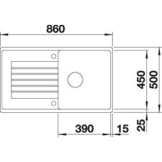 Кухонна мийка Blanco ZIA 5S (520511) антрацит