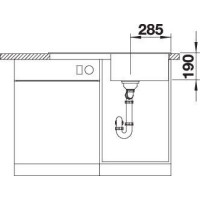Кухонна мийка Blanco ZIA 5S (526016) чорний
