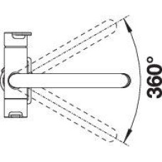 Кухонний змішувач Blanco TRIMA (526273) чорний