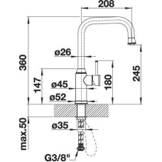 Кухонний змішувач Blanco LIVIA-S (521288) хром