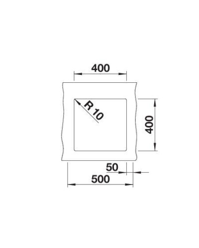 Кухонна мийка Blanco ROTAN 400-U (521332) антрацит