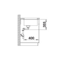 Кухонна мийка Blanco ROTAN 700-U (526099) чорний