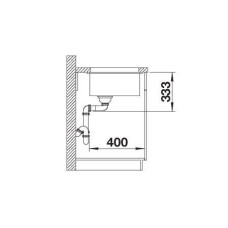 Кухонна мийка Blanco ROTAN 700-U (521344) антрацит
