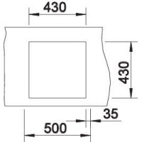 Кухонна мийка Blanco CLARON 400-IF (521572)