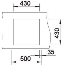 Кухонна мийка Blanco CLARON 400-IF (521572)