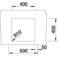Кухонна мийка Blanco CLARON 400-U (521573)