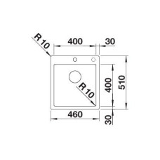 Кухонна мийка Blanco CLARON 400-IF/А 521632