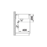 Кухонна мийка Blanco CLARON 400-IF/А 521632
