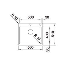 Кухонна мийка Blanco CLARON 500-IF/A (521633)