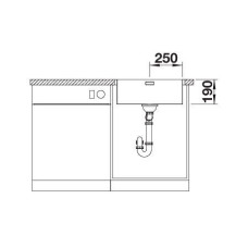 Кухонна мийка Blanco CLARON 500-IF/A (521633)