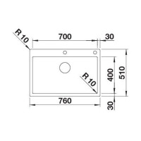 Кухонна мийка Blanco CLARON 700-IF/А 521634