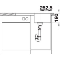 Кухонна мийка Blanco LEGRA 45 S 526083 чорний