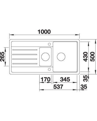 Кухонна мийка Blanco LEGRA 6 S 522209 білий