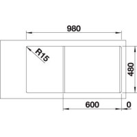Кухонна мийка Blanco LEGRA 6 S 526086 чорний