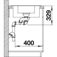 Кухонна мийка Blanco LEGRA 6 S 526086 чорний