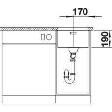 Кухонна мийка Blanco ANDANO 340-U (522955)