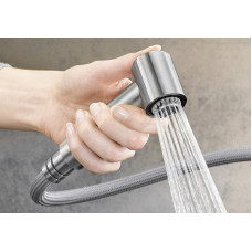 Кухонний змішувач Blanco AMBIS-S (523119) нержавіюча сталь