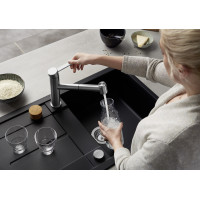 Кухонний змішувач Blanco AMBIS-S (523119) нержавіюча сталь