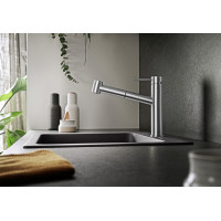 Кухонний змішувач Blanco AMBIS-S (523119) нержавіюча сталь