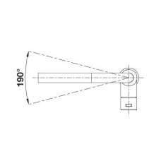 Кухонний змішувач Blanco LANORA-S (523123) нержавіюча сталь