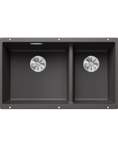 Кухонна мийка Blanco SUBLINE 430/270-U (523152) темна скеля