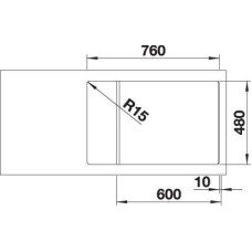 Кухонна мийка Blanco ZIA XL 6S COMPACT (523273) антрацит