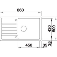 Кухонна мийка Blanco LEGRA XL 6 S 523328 білий
