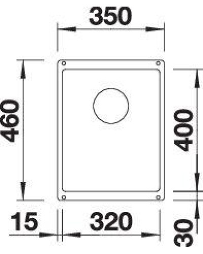 Кухонна мийка Blanco SUBLINE 320-U (523410) білий