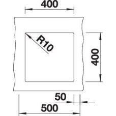 Кухонна мийка Blanco SUBLINE 400-U (523429) сірий беж