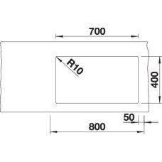 Кухонна мийка Blanco SUBLINE 700-U Level (523538) антрацит