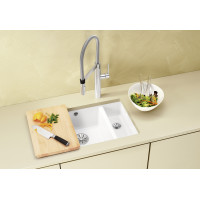 Кухонна мийка Blanco SUBLINE 350/150-U (523741) глянсовий білий