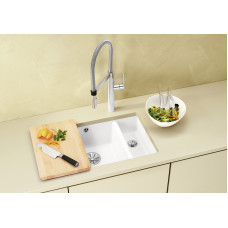 Кухонна мийка Blanco SUBLINE 350/150-U (523741) глянсовий білий