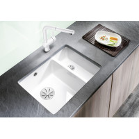 Кухонна мийка Blanco SUBLINE 350/150-U (523741) глянсовий білий