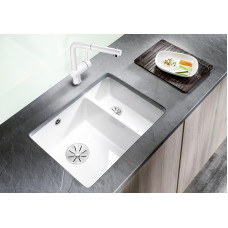 Кухонна мийка Blanco SUBLINE 350/150-U (523741) глянсовий білий