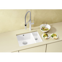 Кухонна мийка Blanco SUBLINE 350/150-U (523741) глянсовий білий