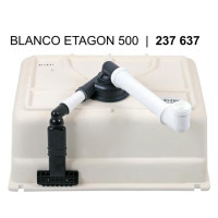 Кухонна мийка Blanco ETAGON 500-U (525150) глянсовий магнолія