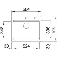 Кухонна мийка Blanco ETAGON 6 (525157) глянсовий магнолія