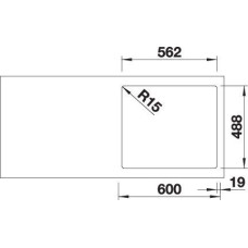 Кухонна мийка Blanco ETAGON 6 (525156) глянсовий білий