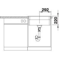 Кухонна мийка Blanco ETAGON 6 (525157) глянсовий магнолія