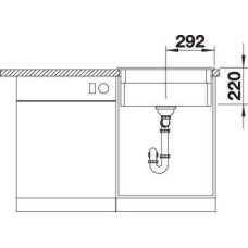 Кухонна мийка Blanco ETAGON 6 (525156) глянсовий білий
