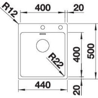 Кухонна мийка Blanco ANDANO 400-IF/A 525244