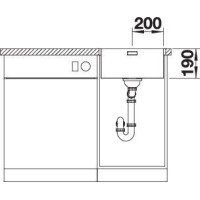 Кухонна мийка Blanco ANDANO 400-IF/A 525244