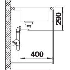 Кухонна мийка Blanco ANDANO 400-IF/A 525244