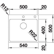 Кухонна мийка Blanco ANDANO 500-IF/A 525245