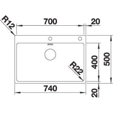 Кухонна мийка Blanco ANDANO 700-IF/A 525246