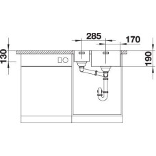 Кухонна мийка Blanco ANDANO 340/180-IF/A 525247