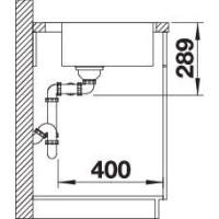Кухонна мийка Blanco ANDANO 400/400-IF/A 525249