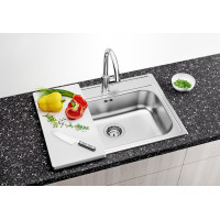 Кухонна мийка Blanco DANA 6 (525323) матова нержавіюча сталь
