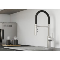 Кухонний змішувач Blanco CATRIS-S Flexo PVD steel (525792)